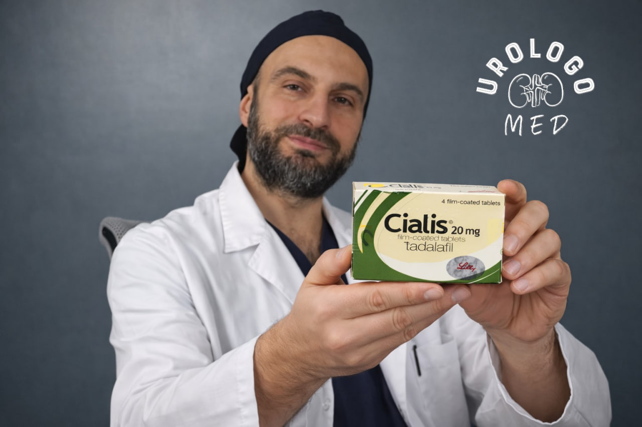 Confezione di tadalafil