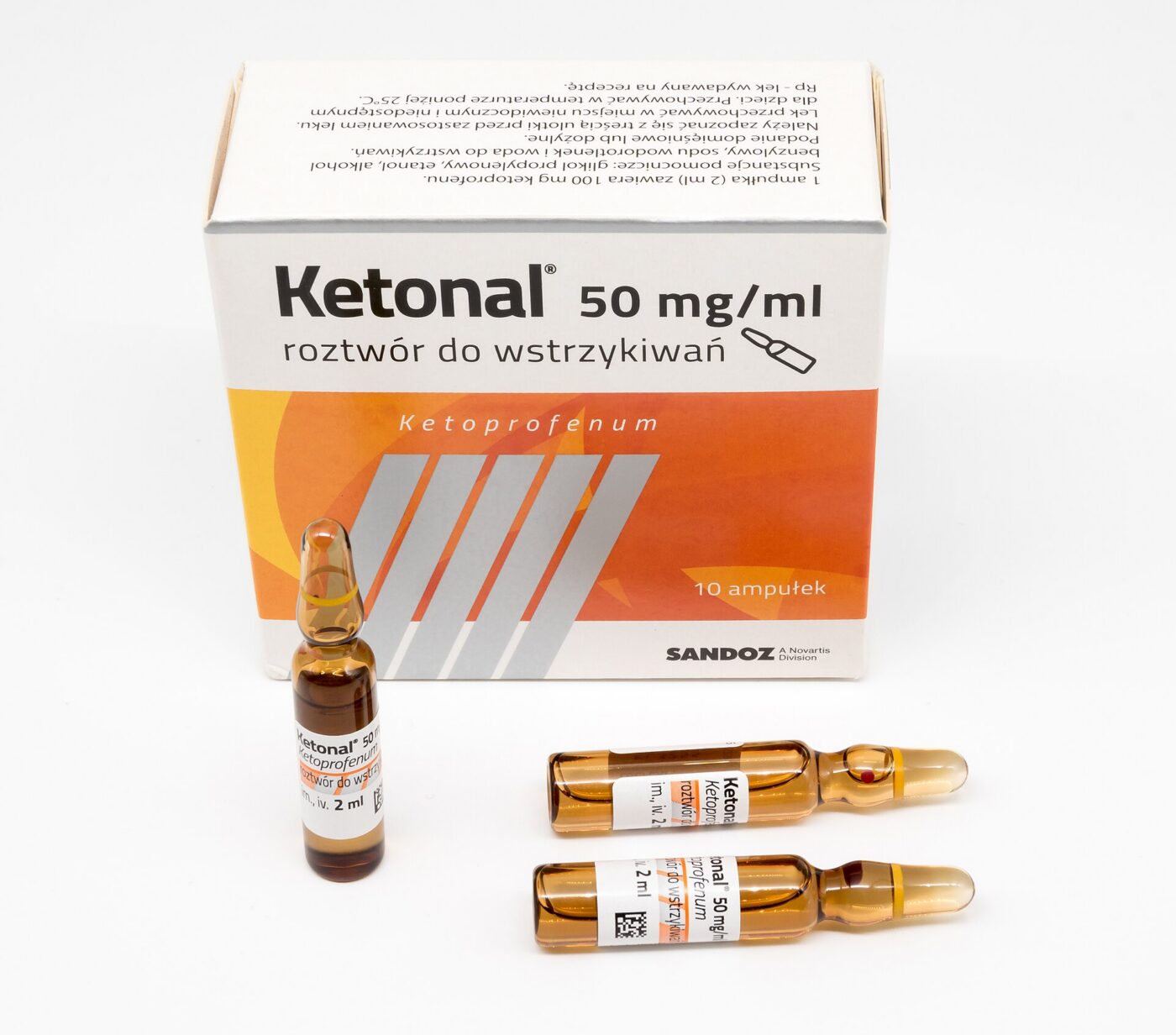 Confezione di ketoprofene